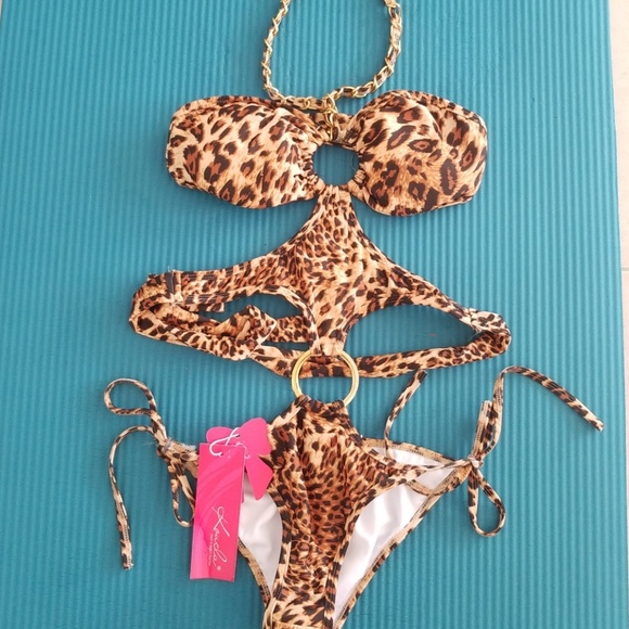 Kouela animal print monokini - Picture 1 of 4